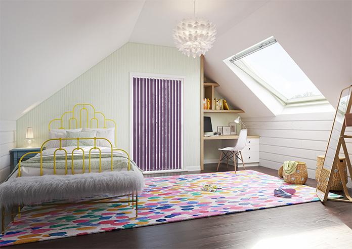 Trinity (FR Blackout), Venetian Purple - Vertical Blind - Image 7